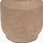 Gaiana Concrete Brown Stoneware Table Lamp Base