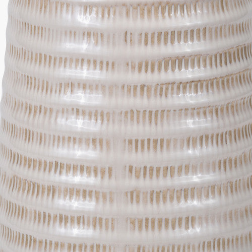 Nya Warm White Scratch Effect Ceramic Table Lamp