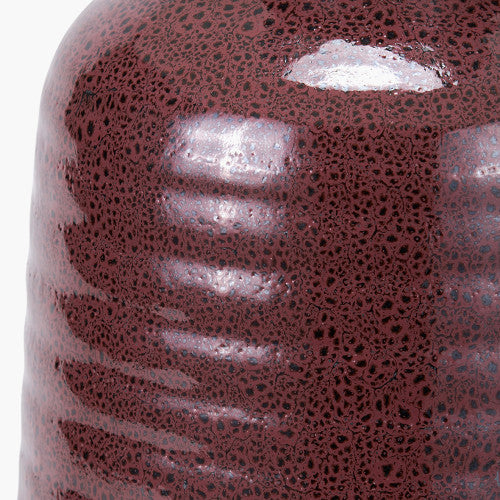 Helka Mulberry Reactive Glaze Table Lamp
