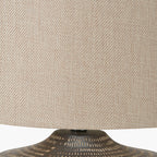 Kai Earth Coloured Textured Ceramic Table Lamp