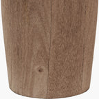 Inaya Natural Tapered Wood Table Lamp Base