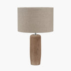 Inaya Natural Tapered Wood Table Lamp Base