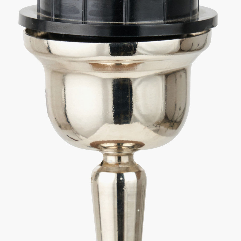 Ayra Natural Modernist Large Turned Wood Table Lamp Base