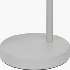 Finn Grey Metal Cloche Headed Table Lamp