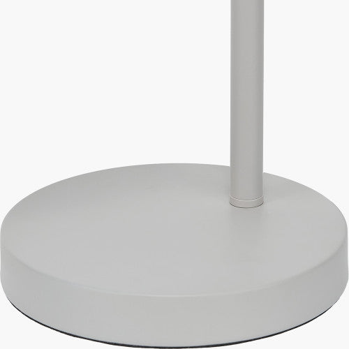 Finn Grey Metal Cloche Headed Table Lamp