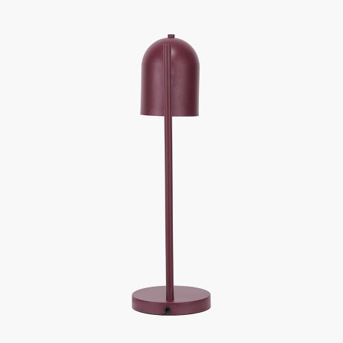 Finn Mulberry Metal Cloche Headed Table Lamp