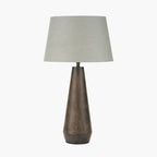 Arbor Verdi Gris Metal Conical Table Lamp Base