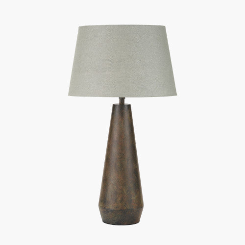 Arbor Verdi Gris Metal Conical Table Lamp Base