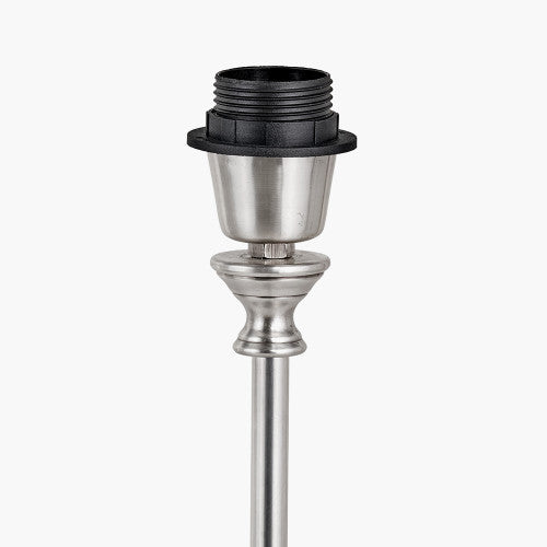 Auden Silver Metal Stick Table Lamp Base