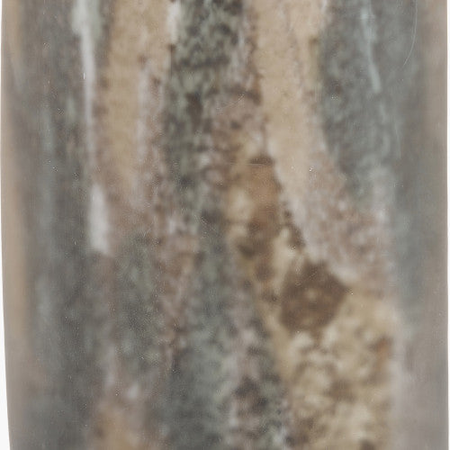 Palmino Brown Tall Organic Glass Bottle Table Lamp