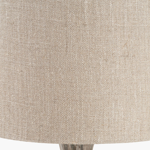 Palmino Brown Tall Organic Glass Bottle Table Lamp