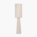 Mirissa White Slubby Handloom Fabric Table Lamp