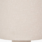 Mirissa White Slubby Handloom Fabric Table Lamp