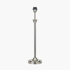 Salvatore Antique Silver Metal Table Lamp Base