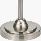 Salvatore Antique Silver Metal Table Lamp Base