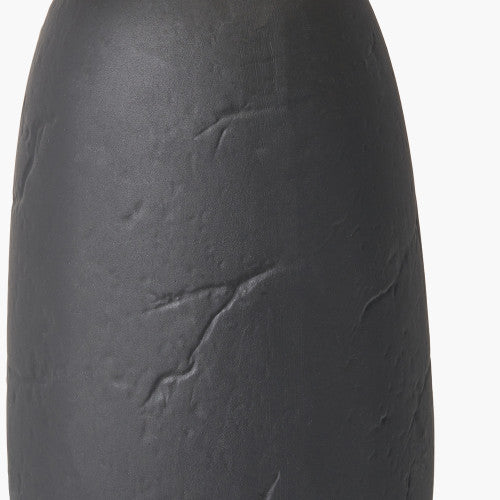 Erika Black Vintage Textured Ceramic Table Lamp