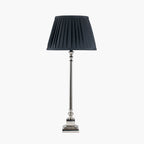 Claudius Nickel Metal Stick Table Lamp Base