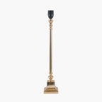 Claudius Gold Metal Stick Table Lamp Base