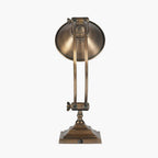 Kensington Antique Brass Metal Arched Arm Task Table Lamp