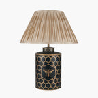 Black Honeycomb Hand Painted Metal Table Lamp Base