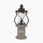 Gibson Antique Wood Lantern Table Lamp