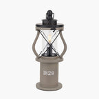 Gibson Antique Wood Lantern Table Lamp