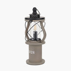 Gibson Antique Wood Lantern Table Lamp