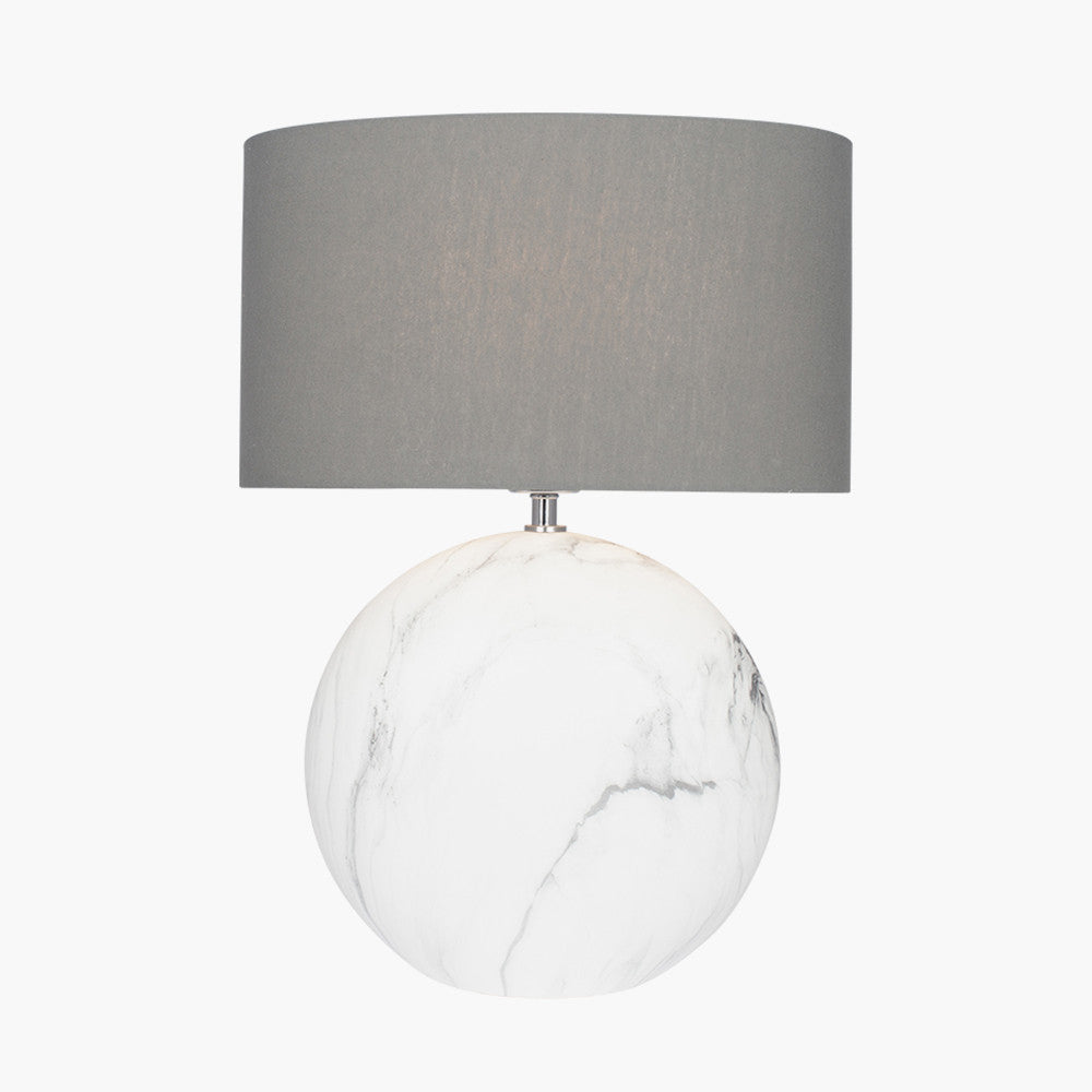 Crestola Marble Effect Ceramic Table Lamp