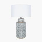 Kari Circle Pattern Ceramic Table Lamp Base