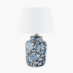 Fleur Blue Floral Ceramic Table Lamp Base