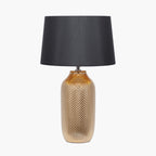 Nova Gold Textured Ceramic Table Lamp