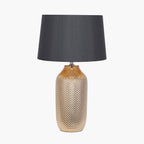 Nova Gold Textured Ceramic Table Lamp
