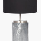 Carrara Grey Marble Effect Ceramic Table Lamp