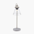 Chaplin Concrete and Brushed Chrome Table Lamp