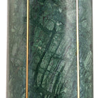 Venetia Green Marble and Gold Metal Tall Table Lamp