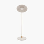 Camden Matt White Metal Angle Arm Task Table Lamp