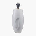 Visage White Face Design Small Stoneware Table Lamp Base