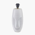 Visage White Face Design Small Stoneware Table Lamp Base