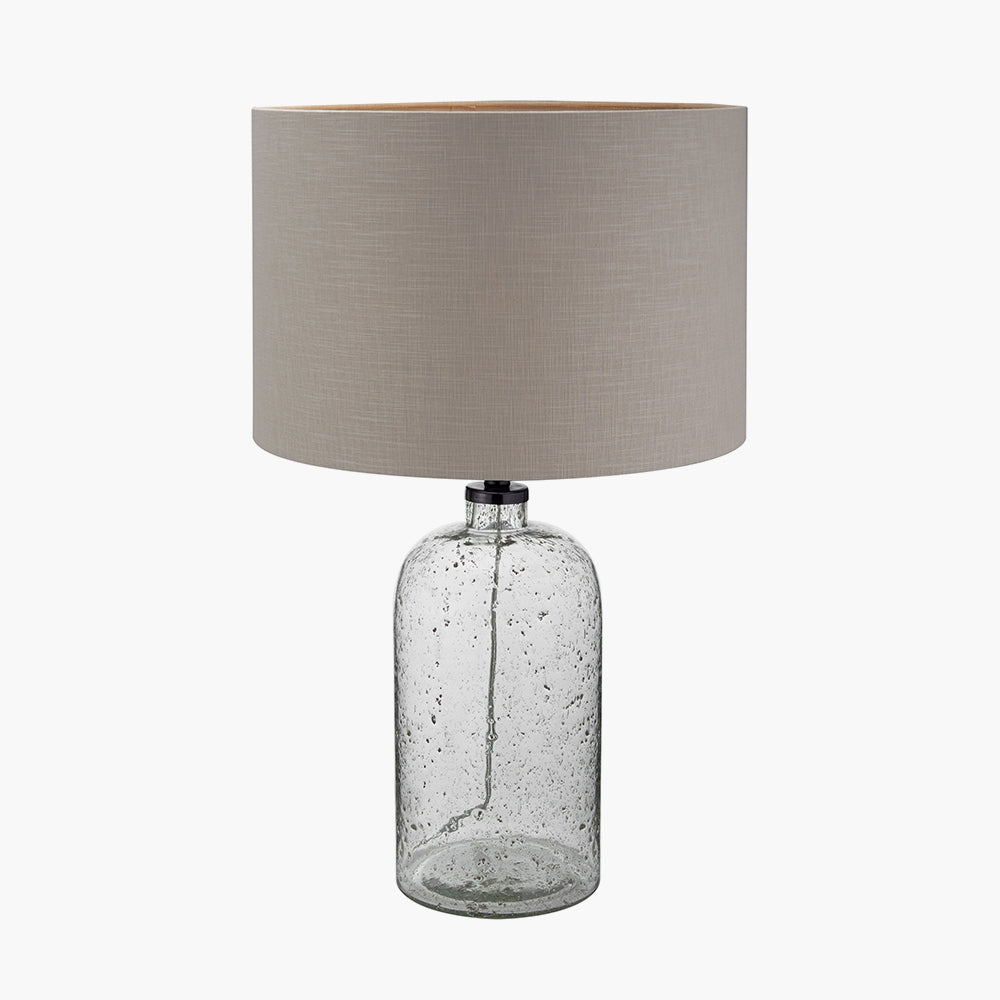 Ophelia Grey Bubble Glass Table Lamp Base