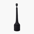 Marin Black Wood Tall Neck Table Lamp Base