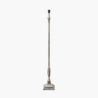 Canterbury Antique Silver Metal Floor Lamp Base