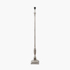 Canterbury Antique Silver Metal Floor Lamp Base