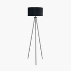 Houston Matt Black Metal Tripod Floor Lamp