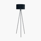 Houston Matt Black Metal Tripod Floor Lamp