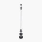 Emilio Matt Black Candlestick Floor Lamp Base