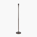 Piero Antique Bronze Metal Candlestick Floor Lamp Base