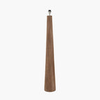 Esha Natural Conical Wood Floor Lamp Base