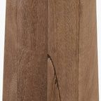 Esha Natural Conical Wood Floor Lamp Base