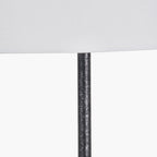 Vala Graphite Metal Textured Effect Ball Floor Lamp