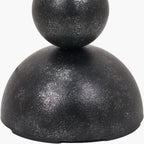 Vala Graphite Metal Textured Effect Ball Floor Lamp